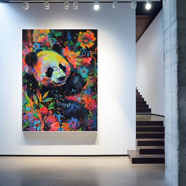 Colorful Panda Painting